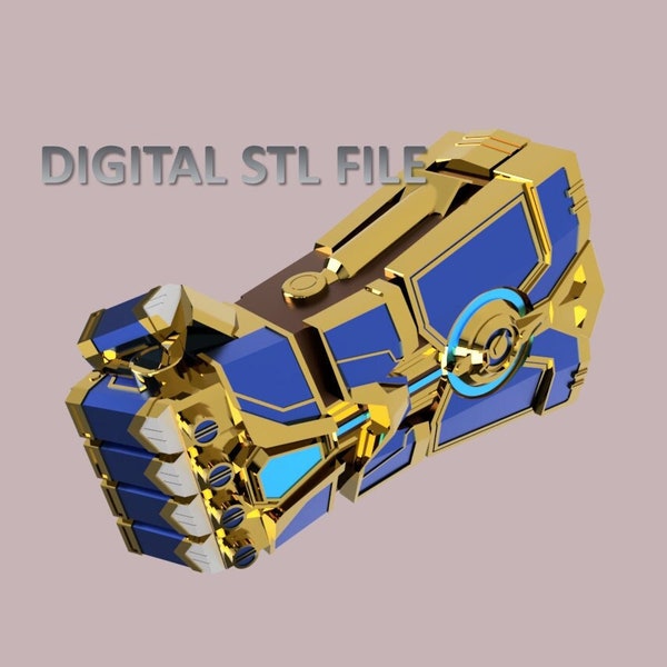 Wearable Vi Fist Gauntlets Modelo 3D Archivo STL de Arcane