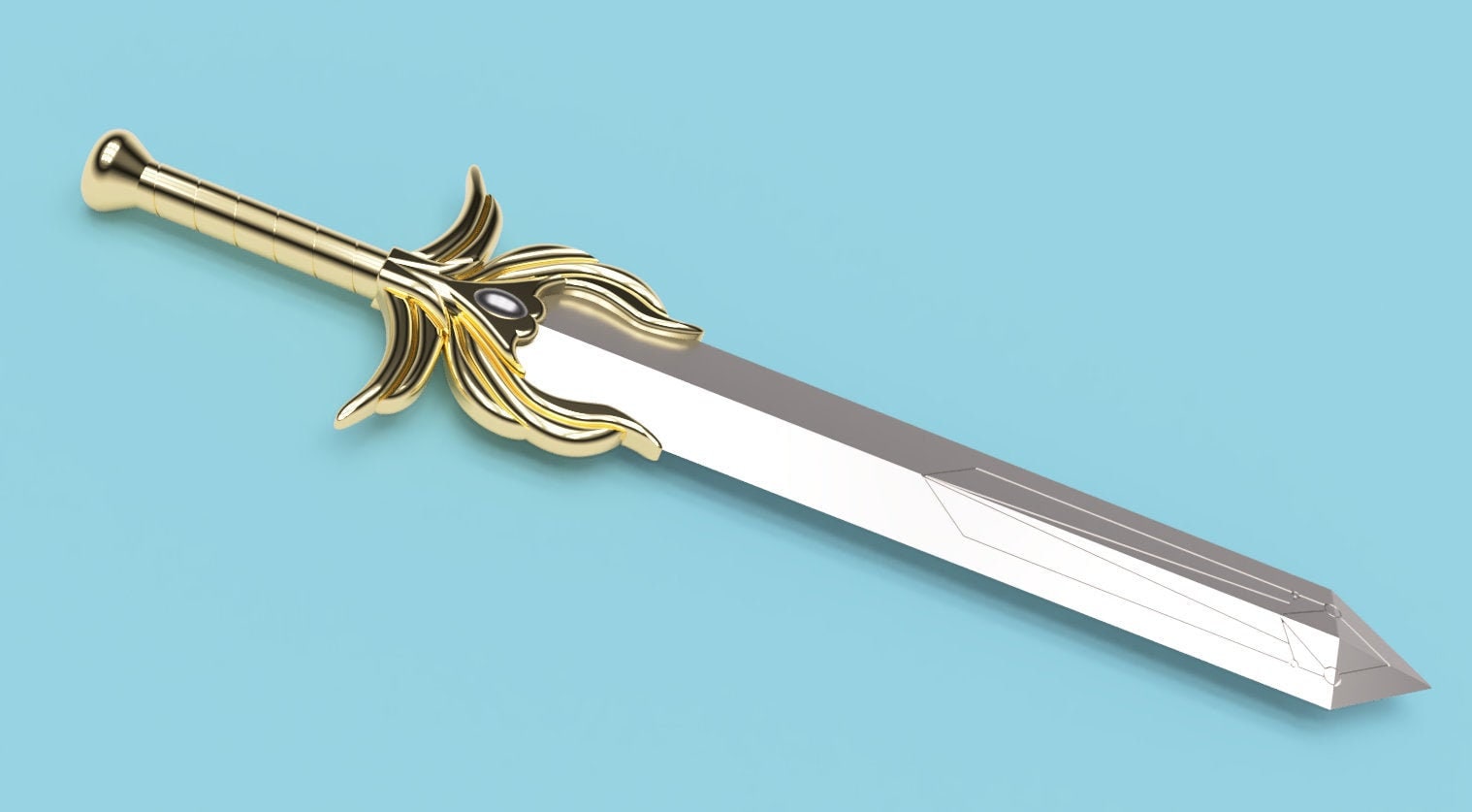 She-ra Cosplay 3D Gedrucktes Schwert One - Etsy.de
