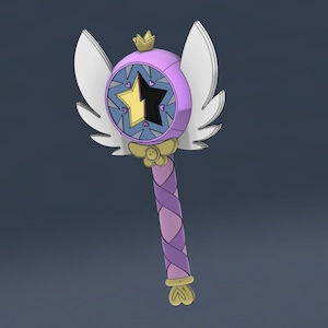 Star Butterfly Wand 2.0 3D-printkit cosplay