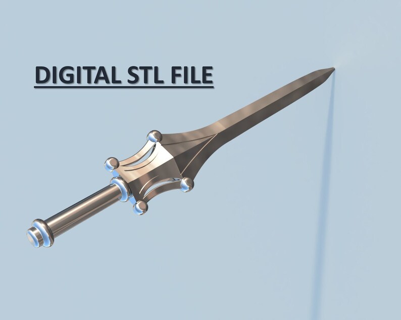 He-man Cosplay Sword STL 3D Print File | Etsy