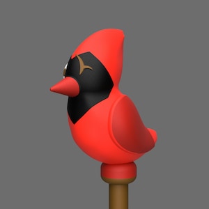 3D Printed Flapjack Staff Topper