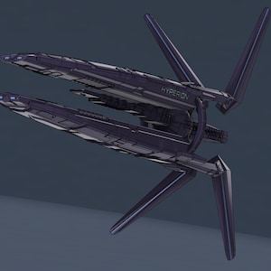 3D Printed Hyperion from Mass Effect