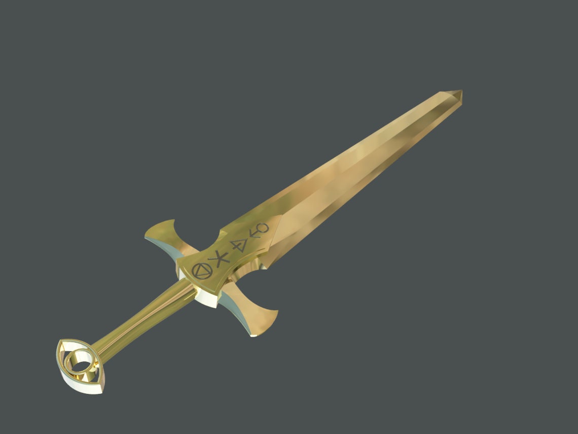 Épée R-umi Anime Hunters - Accessoire Cosplay Imprimé En 3D - 71 Cm - Parfait Conventions Et Collection