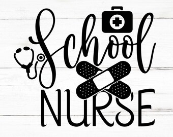 School Nurse Svg, School Nurse Png, School Nurse Bundle, School Nurse Designs, School Nurse Cricut