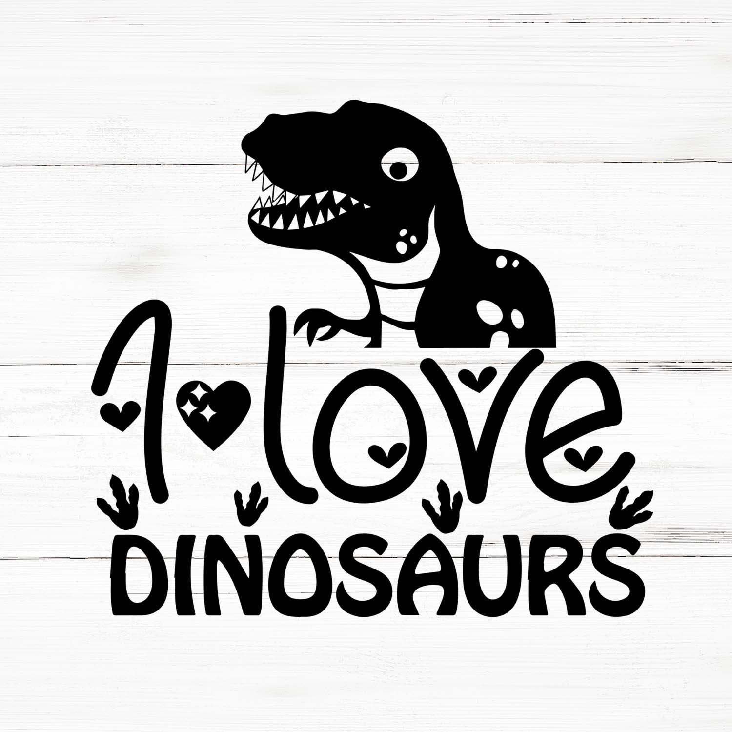 I Love Dinosaurs Svg I Love Dinosaurs Png I Love Dinosaurs - Etsy UK