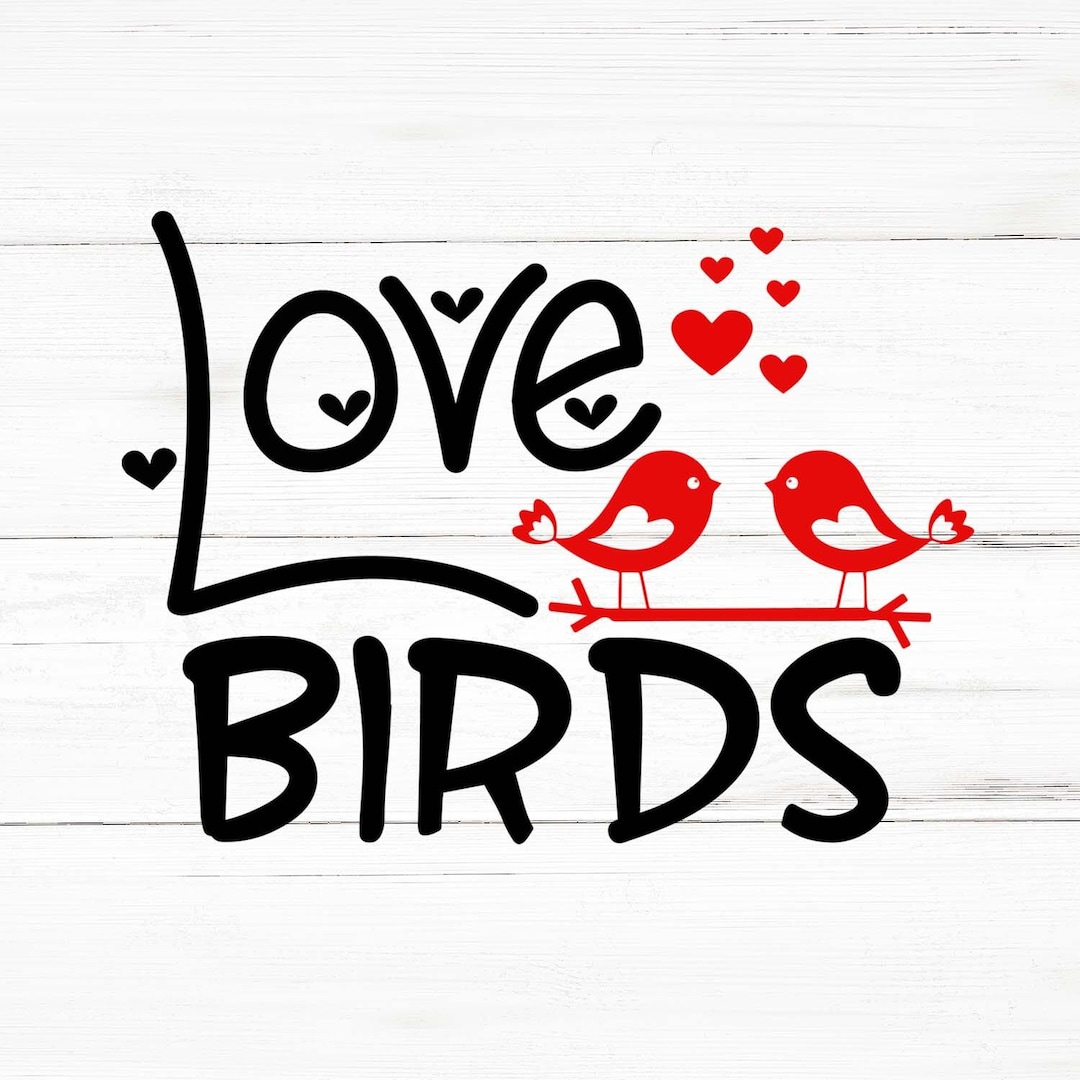 Love Birds Svg, Love Birds Png, Love Birds Bundle, Love Birds Designs, Love Birds Cricut Etsy