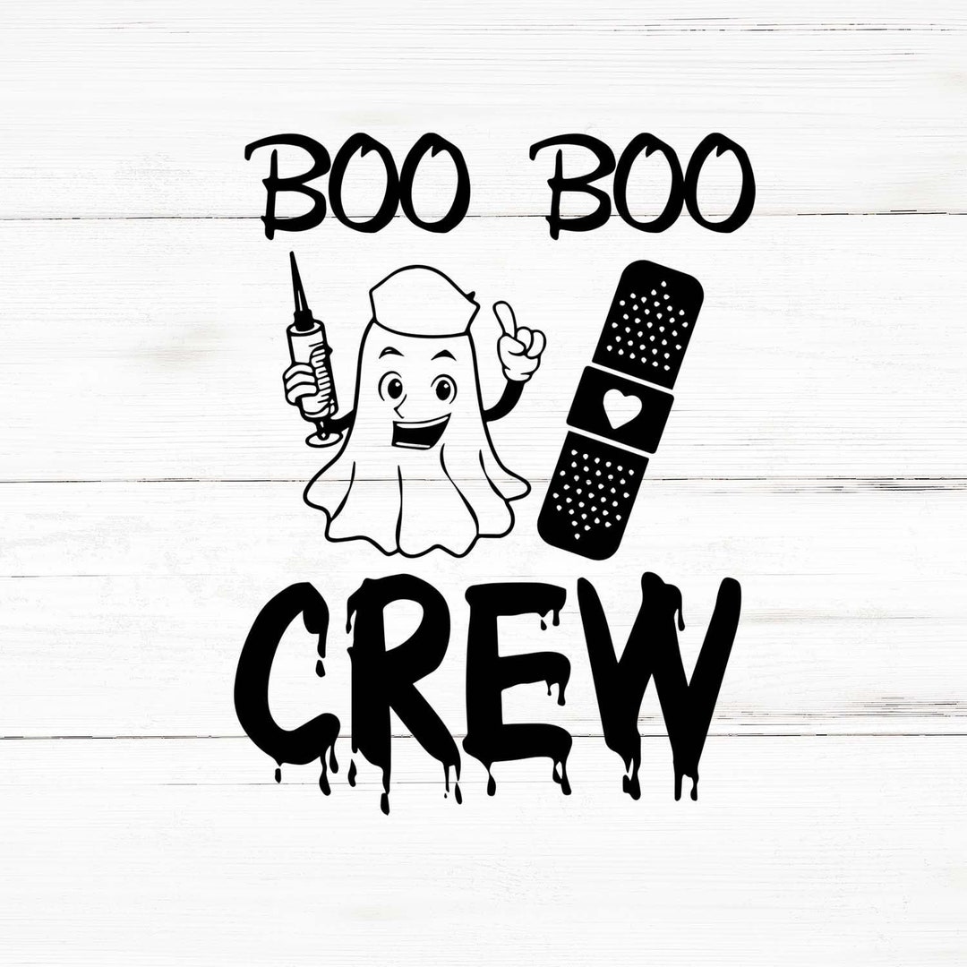 Boo Boo Crew Svg Boo Boo Crew Png Boo Boo Crew Bundle Boo - Etsy