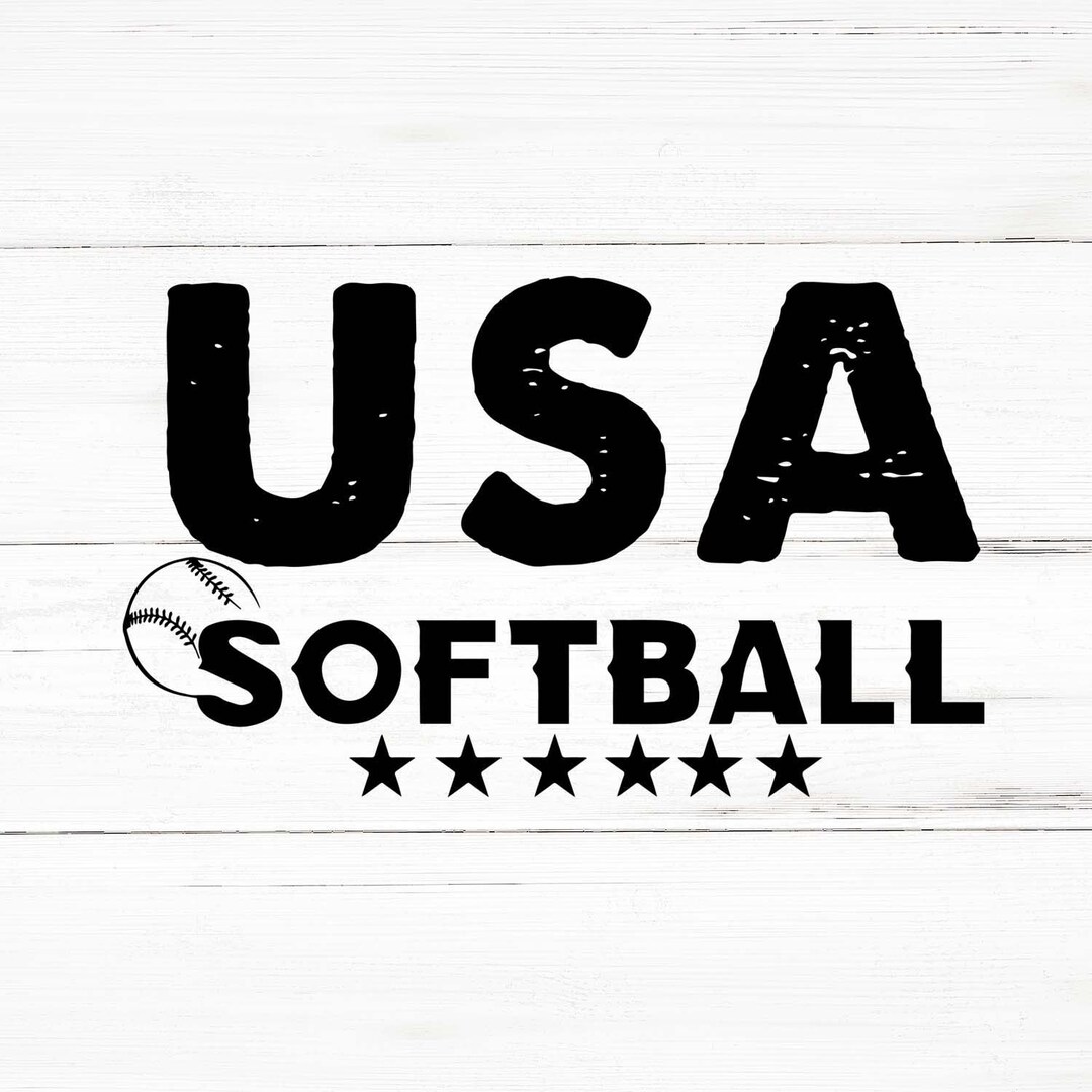 USA Softball Svg, USA Softball Png, USA Softball Bundle, Usa Softball