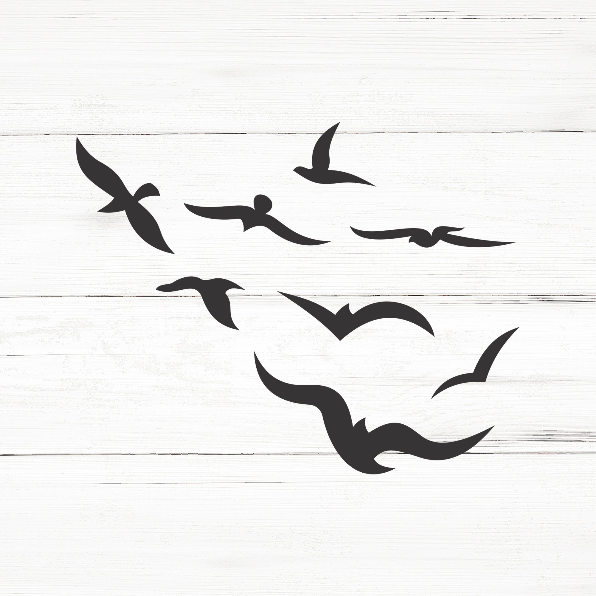 Birds Flying Svg Cutting Files