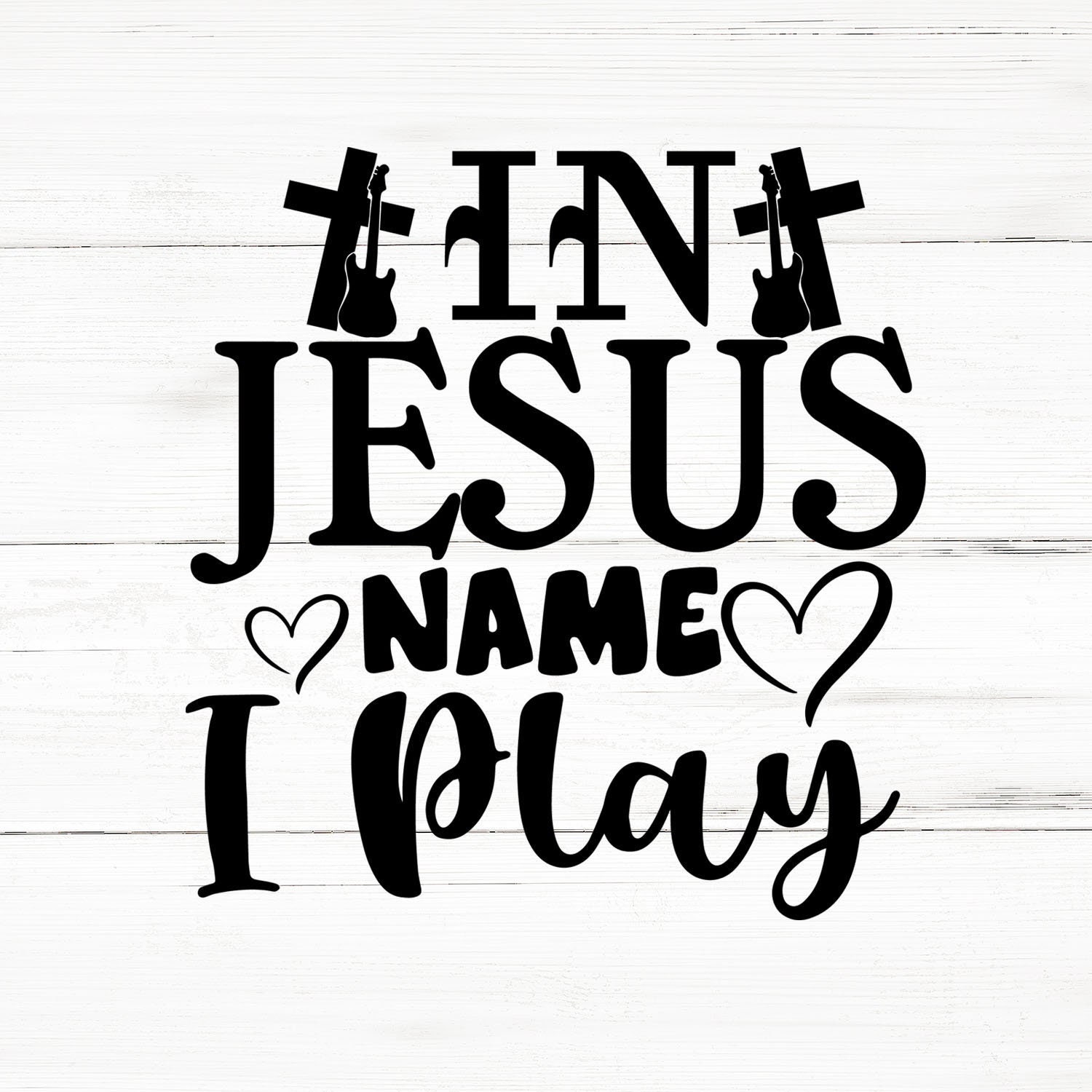 In Jesus Name I Play Svg in Jesus Name I Play Png in Jesus Etsy Hong Kong