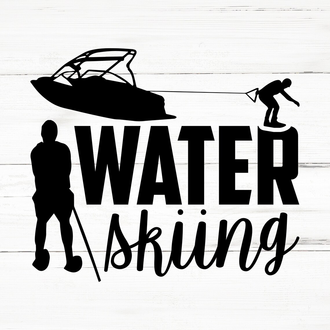 Water Skiing Svg Water Skiing Png Water Skiing Bundle Water Etsy