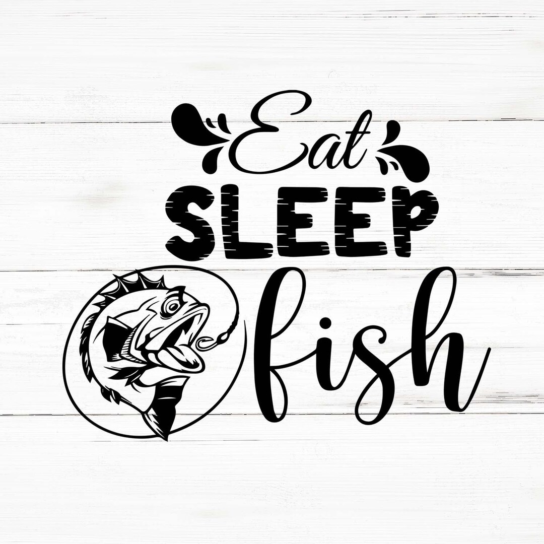 Fish Sleep Icon Eat Sleep Fish Svg Fish Png Fish Bundle Fish Designs Fish - Etsy UK