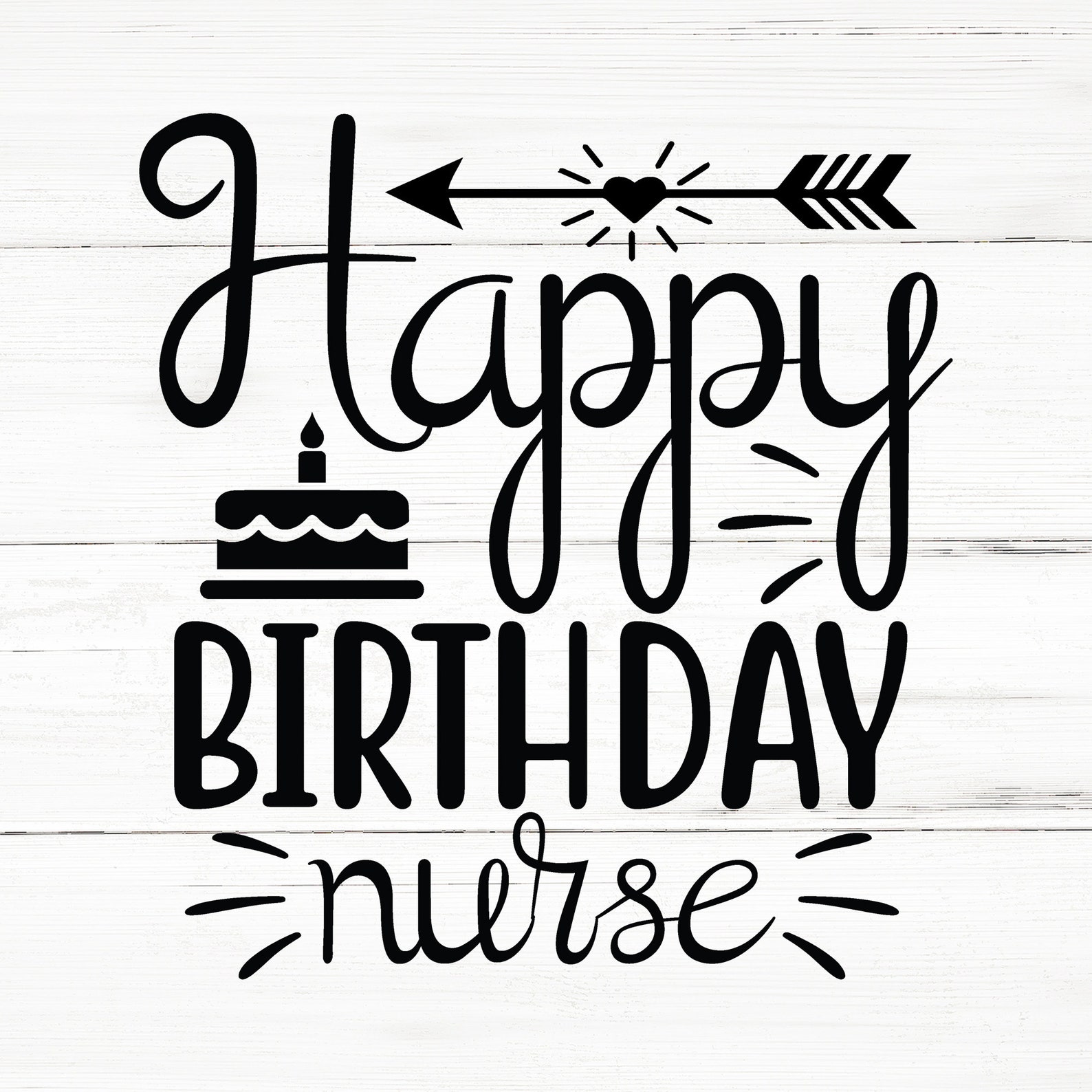 Happy Birthday Nurse Svg Happy Birthday Nurse Png Happy - Etsy