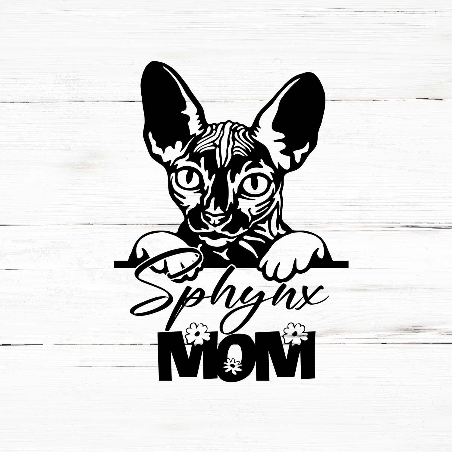 Sphynx Svg Cat Breed Png Cat Breed Bundle Cat Breed Etsy Australia