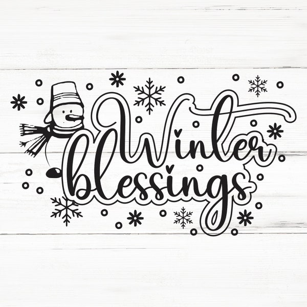 Winter Blessings, Winter Season, Winter is coming, Winter Dress, Winter SVG, Winter Coat, Winter Hat, Hello Winter, Winter Clothing