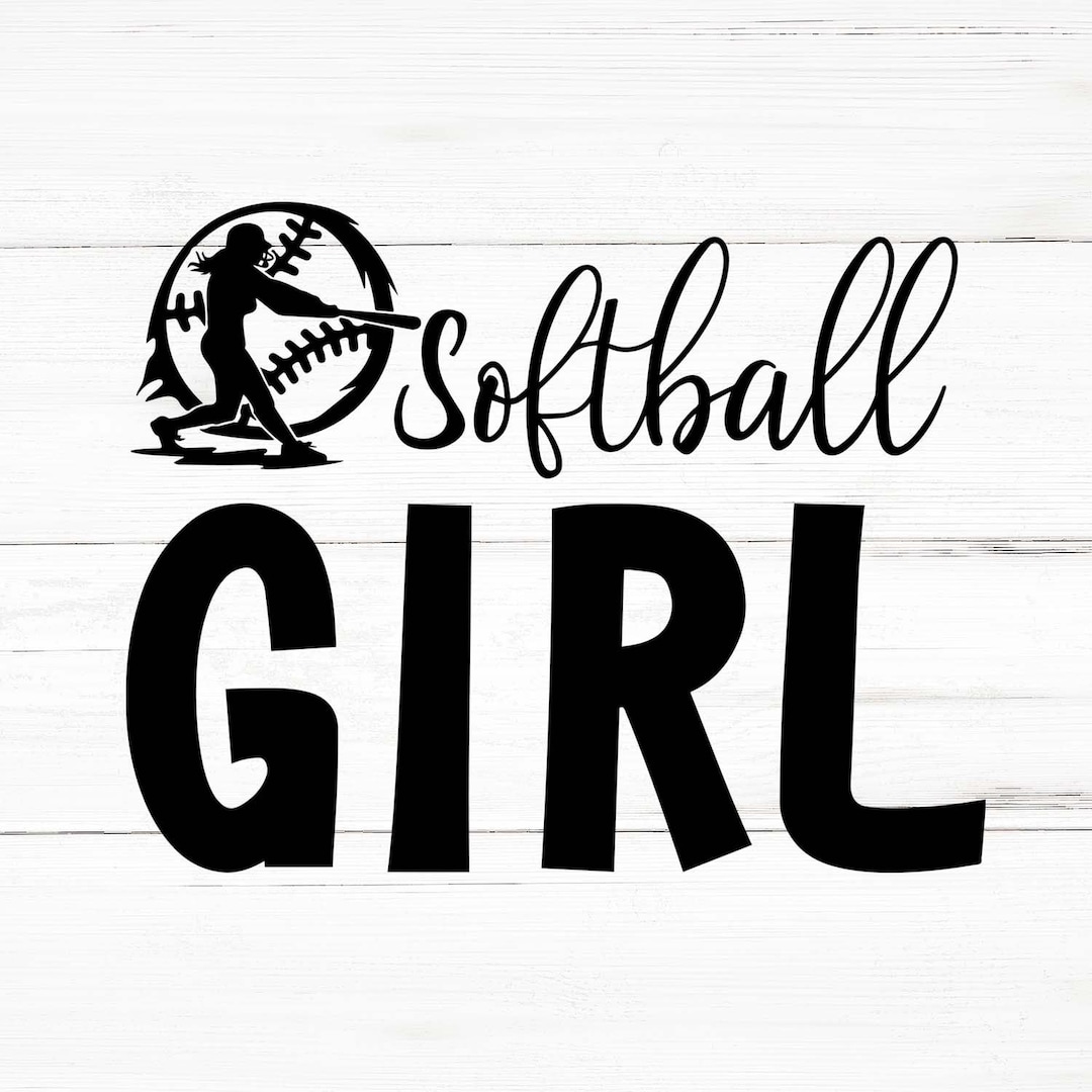 Softball Girl Svg, Softball Girl Png, Softball Girl Bundle, Softball