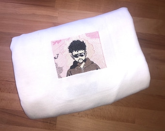 Bad Bunny T-shirt| Bad Bunny Short Sleeve Shirt| T-shirt| Yonaguni| Bad Bunny| Bad Bunny Fan| Bad Bunny Embroidery tshirt| Embroidered| Gift