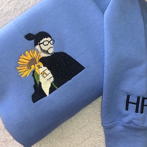 Bad Bunny Crewneck | Bad Bunny Sweater| Sweater| Bad Bunny| Bad Bunny Fan| Bad Bunny Embroidery tshirt| Embroidered| Gift