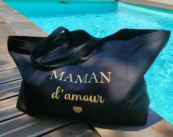 Personalized Bag - Large Personalized Beach Bag - Custom Embroidery - 100% Cotton - Pilates Bag - Beach Bag - Personalized Gift