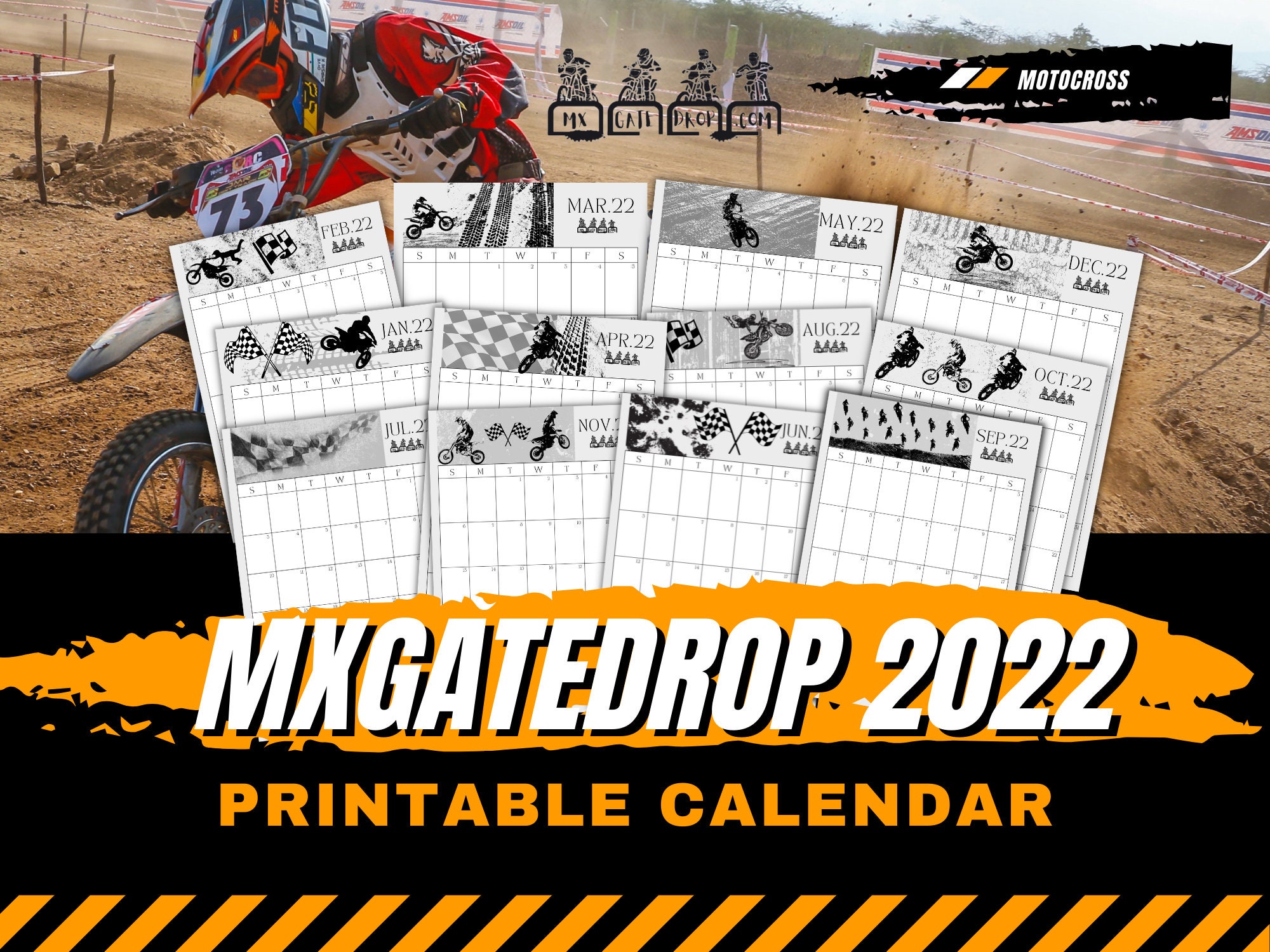 Bike Calendar - Etsy