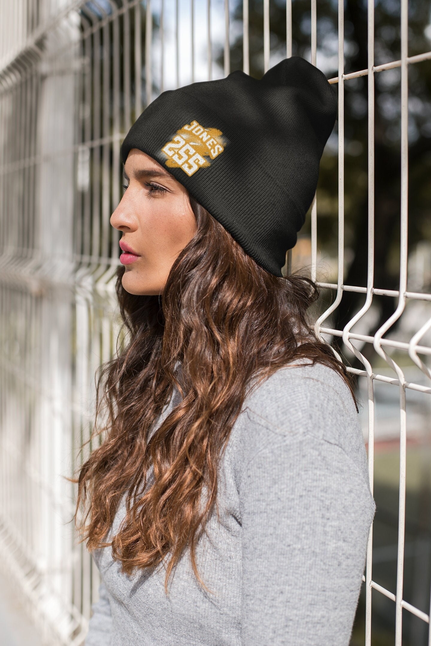 fleece hat with visor