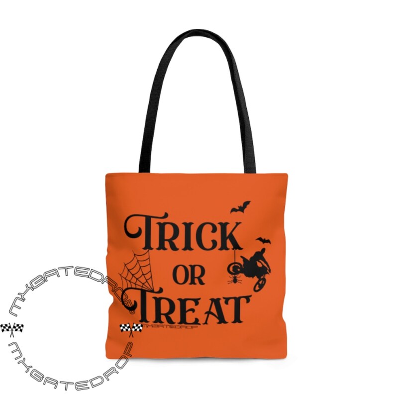 Halloween Dirt Bike Trick or Treat Bag motocross Halloween Etsy