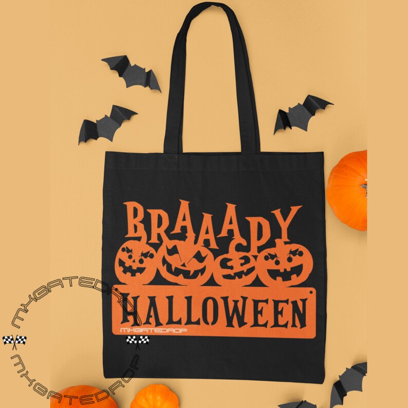 Halloween Dirt Bike Trick or Treat Bag motocross Halloween Etsy