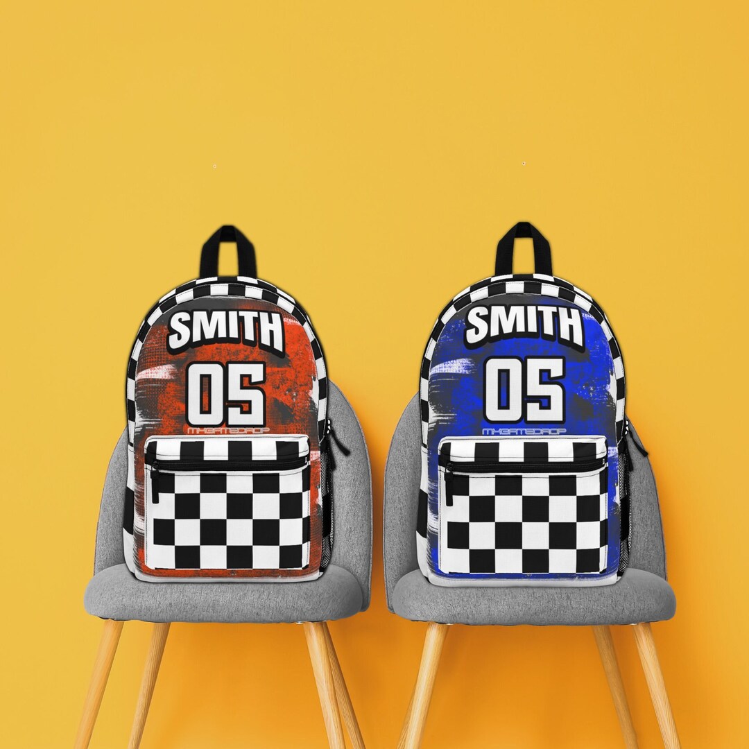 Personalized Back to School Bag Motocross Backpack Custom Backpack