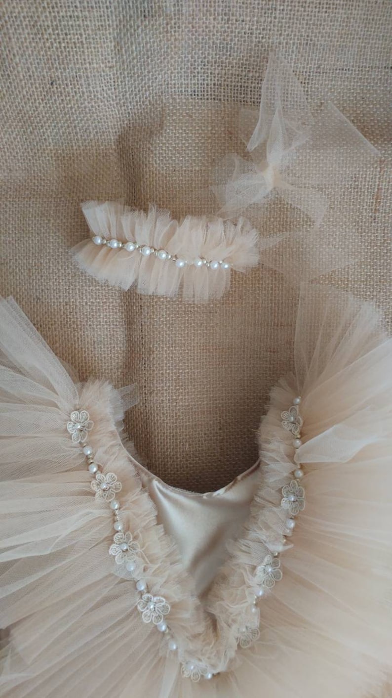 Baby Tulle Dress Baby Shower Gift 3 Pieces Dress Diper Etsy