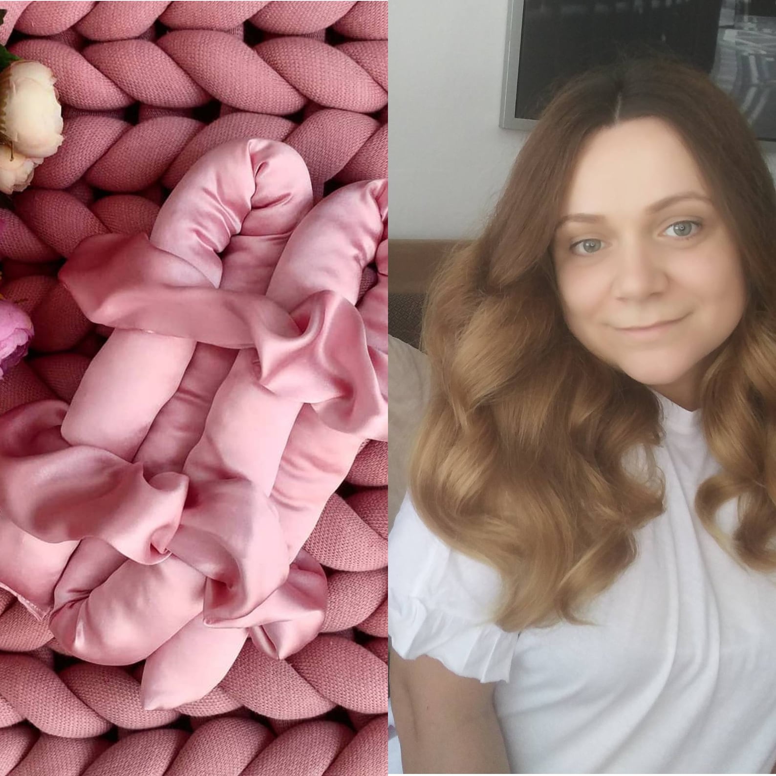 Pure 100 Silk Hair Curlers for Long Hair, Silk Curls Headband Sleep in