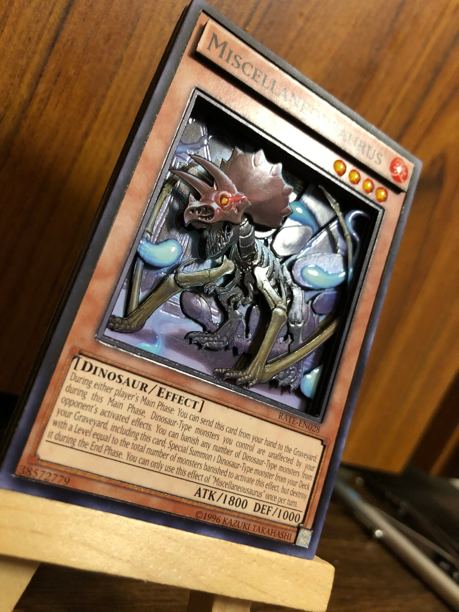 3D Miscellaneousaurus Yu-Gi-Oh Shadowbox card | Etsy