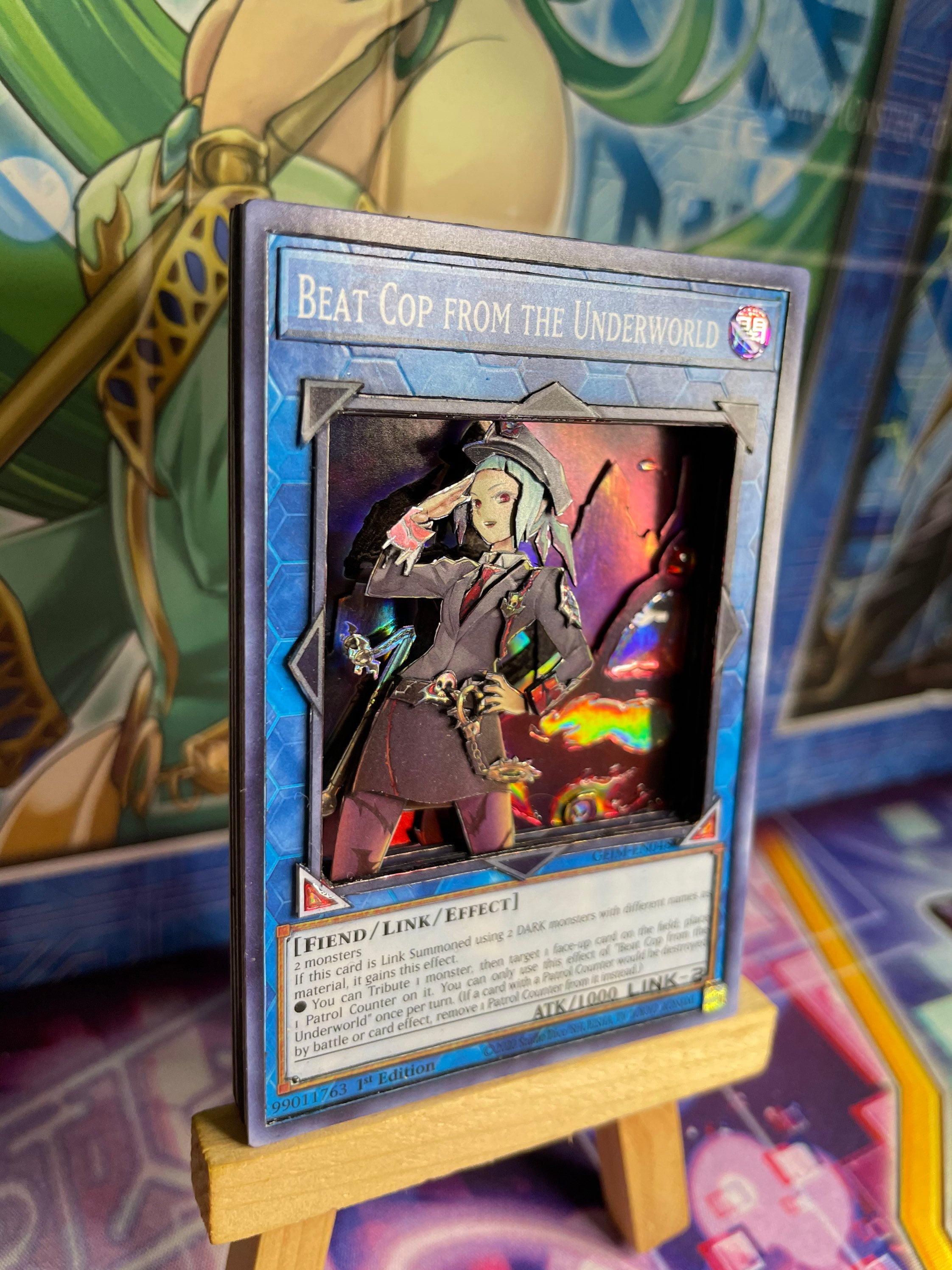 3D Custom Beat Cop From the Underworld Yu-gi-oh Shadowbox - Etsy
