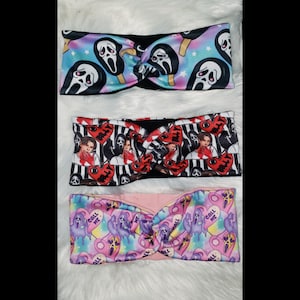 Horror Headbands / Horror Characters / Head wrap / Hair Accessorie / Hair wrap