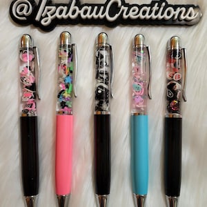 Chunky Barrel Pen / Snowglobe Pen / Custom Pen / Witchy Pen / Spooky Pen / School Pen / Work Pen / Cute Pen / Writing / Pen With Ink Refill