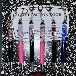 Mini Clip Pen / Snowglobe Pen / Custom Pen / Witchy Pen / Spooky Pen / School Pen / Work Pen / Cute Pen / Writing / Nurse Pen