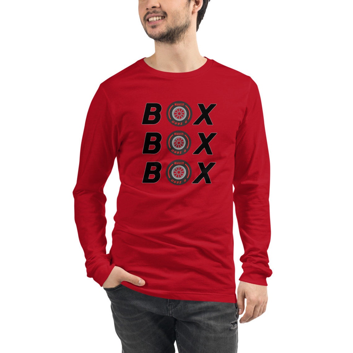 BOX BOX BOX Unisex Long Sleeve Tee Etsy