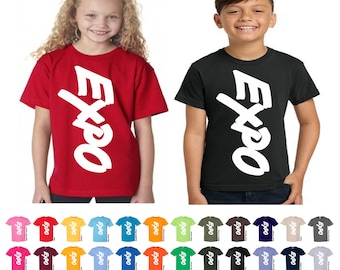 Expo Marker Youth Kids Boys Girls Student School Costume Group Matching Family Halloween Costume Shirt