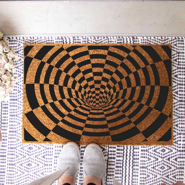 Optical Illusions Door Mat Etsy Australia