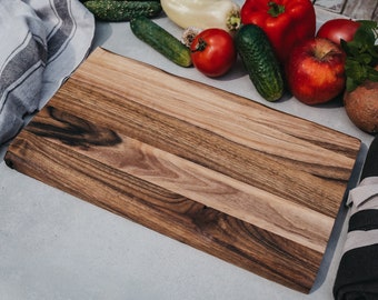 Beautiful nut chopping board XXL 50cm x 30cm (20″ x 8″)) Butcher Block Extra Large