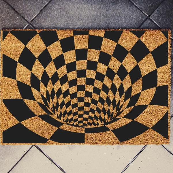 3d Illusion Door Mat Etsy