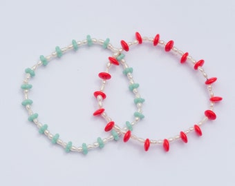 Tiny Freshwater Pearl and Colorful Beads Bracelet