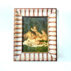 Vintage Victorian Cherub Framed Art