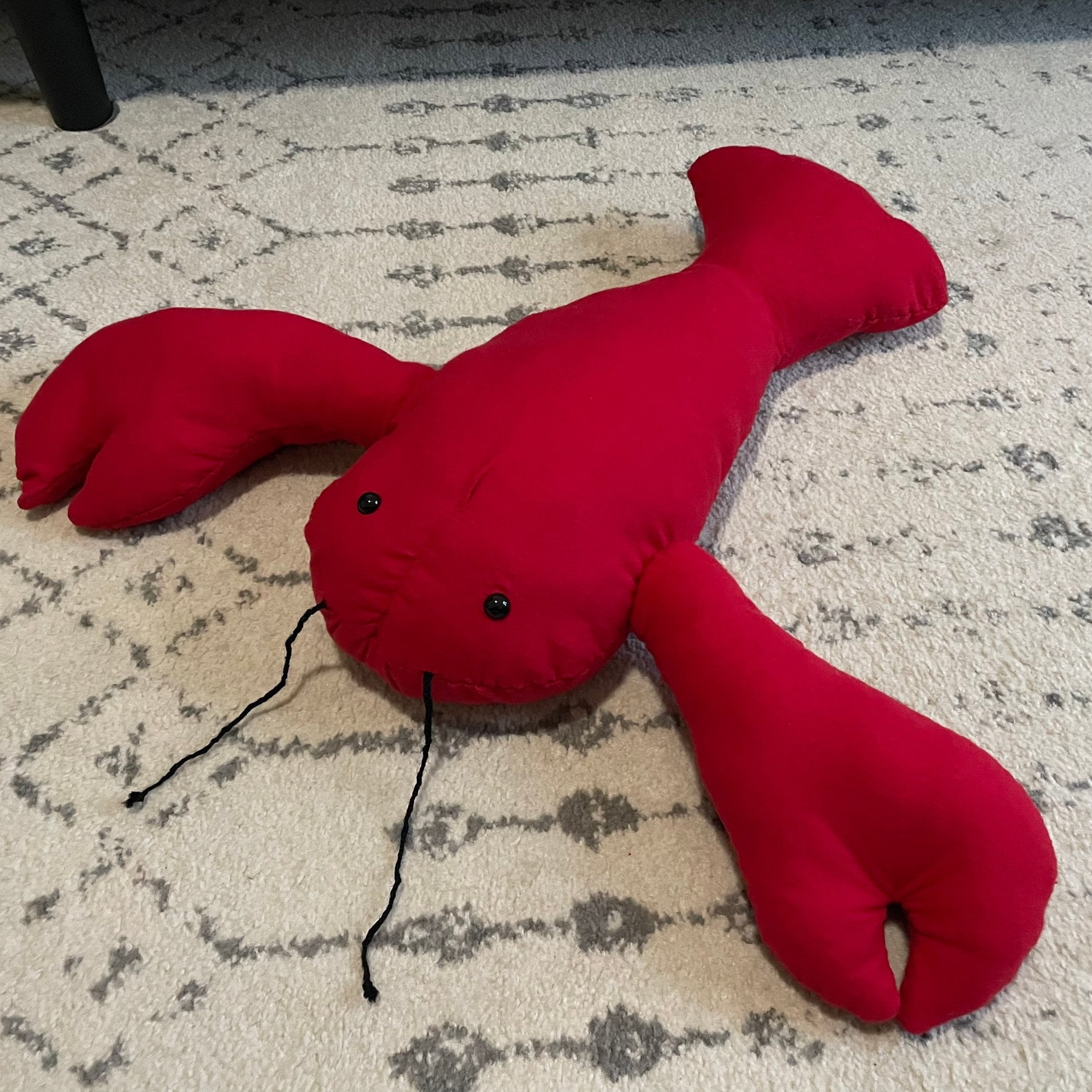 Peluche con forma de lagarto iguana, naranja, 44 cm de longitud