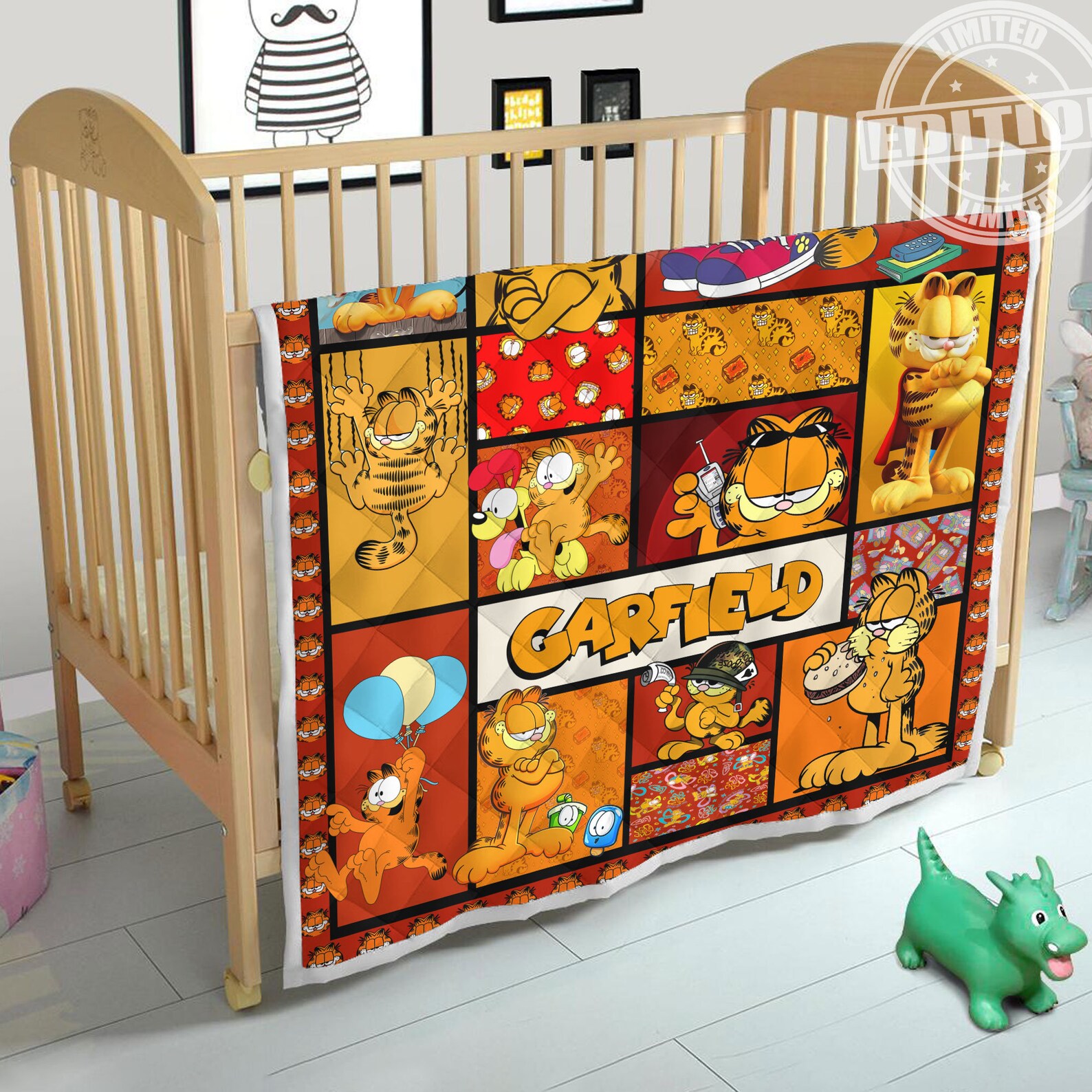 Disney Garfield 3D Quilt blanket quilt custom Premium Quilt Etsy