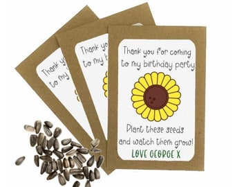 10 PERSONALISED SEED PACKETS 70TH BIRTHDAY PARTY BAG FAVOURS TABLE DECORATIONS 