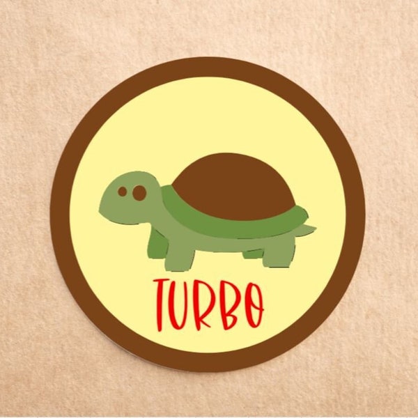 Large Personalised Tortoise Turtle Enclosure Sticker for Tortoise Table Vivarium sticker Animal Enclosure sticker Fish Tank Sticker