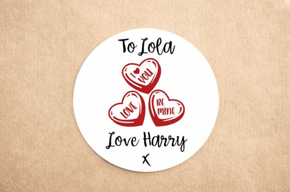 Labels Stickers Gifts, Love Heart Stickers, Love Day Stickers
