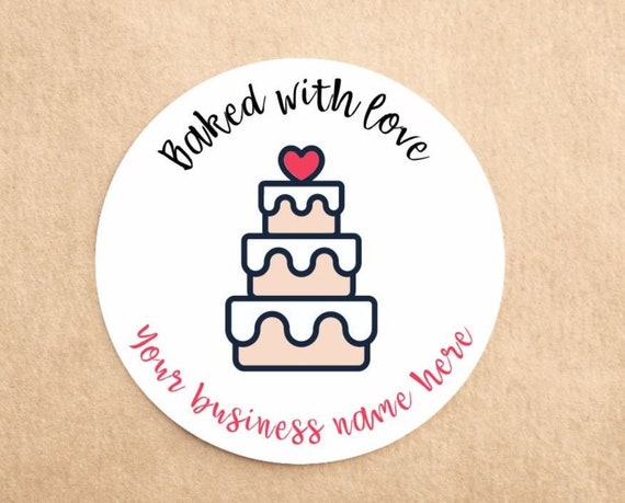 Cakes Production Sticker Cake Labels Stickers