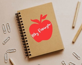A5 Personalisiertes Notizbuch Kraftbuch - Geschenk zum Ende des Semesters, Lehrergeschenk, Lehrhelfer Notizbuch