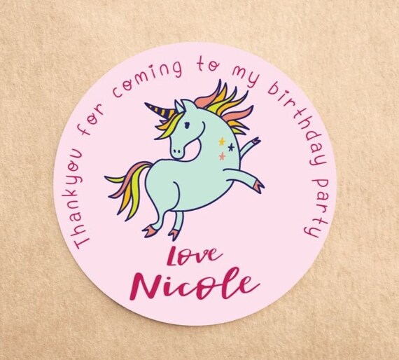 Sticker Mural Licorne Cœur - Autocollant Intérieur Licorne Cœur
